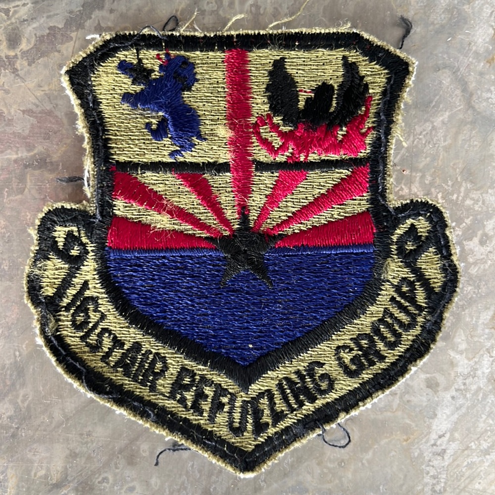 161st AIR REFUELING GROUP embroidered Military patch, vintage
